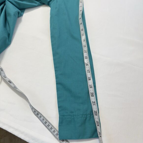 Wrangler Shirt Womens Wrancher Pearl Snap Embroidered Western Teal Sz Sm - Picture 4 of 8